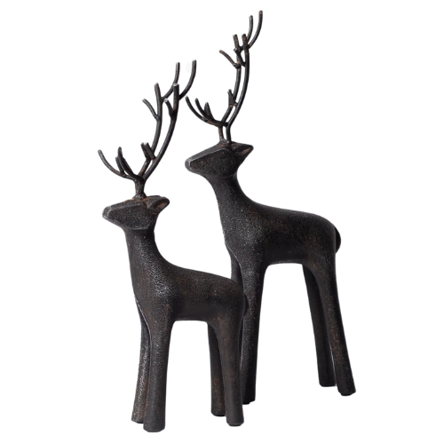 Stoffer Home Cast Iron Deer reindeer