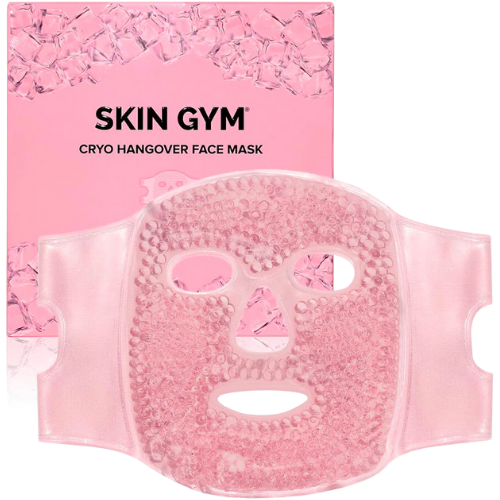 Amazon SKIN GYM Cryo Chill Ice Face Mask with Ice Beads - Ice Mask For Face with Custom Straps for Advanced Cold Therapy, Face Ice Pack for Dark Circles & Face Depuffer, Facial Care Spa Gifts for Women