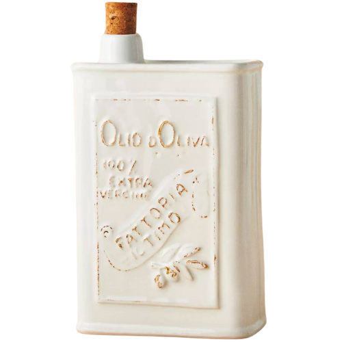 Anthropologie Cucina Olive Oil Cruet White