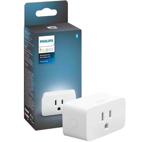 Amazon Philips Hue Smart Plug, White - 1 Pack - Turns Any Light Into a Smart Light - Control with Hue App - Compatible with Alexa, Google Assistant, and Apple HomeKit