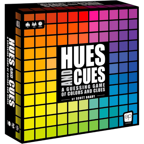 Amazon HUES and CUES - Vibrant Color Guessing Board Game for 3-10 Players Ages 8+, Connect Clues and Guess from 480 Color Squares