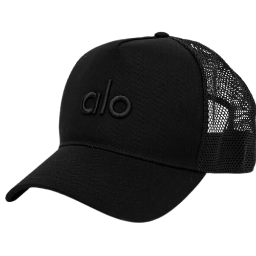 Alo Yoga District Trucker Hat - Black