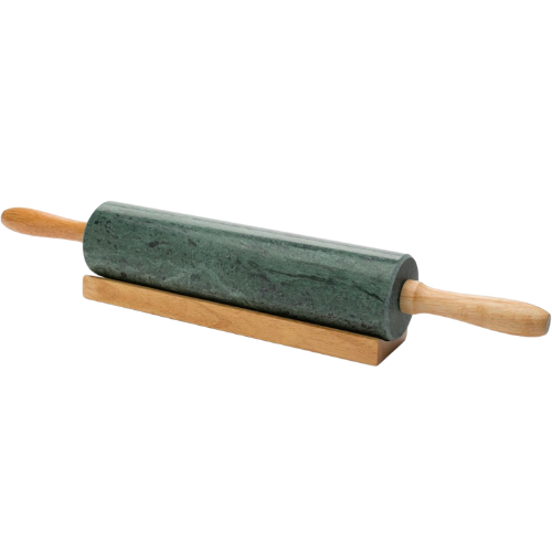 Amazon Fox Run Marble Rolling Pin and Base, Green 2.5 x 18 x 3 inches