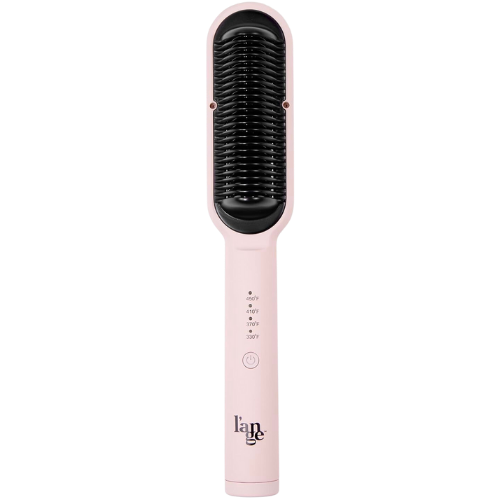 Amazon L'ANGE HAIR Smooth-it Classic Electric Hot Comb and Hair Straightener Brush for Women | Fast Heating, Anti-Scald and Anti-Frizz (Blush)