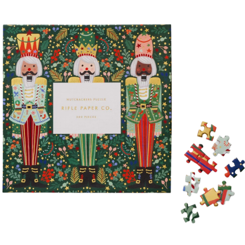 Rifle paper Co Nutcracker Holiday Jigsaw Puzzle