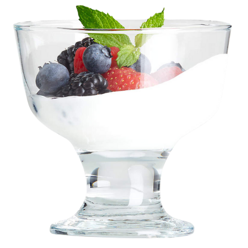 Footed Dessert Dish + Reviews | Crate & Barrel bowl glass