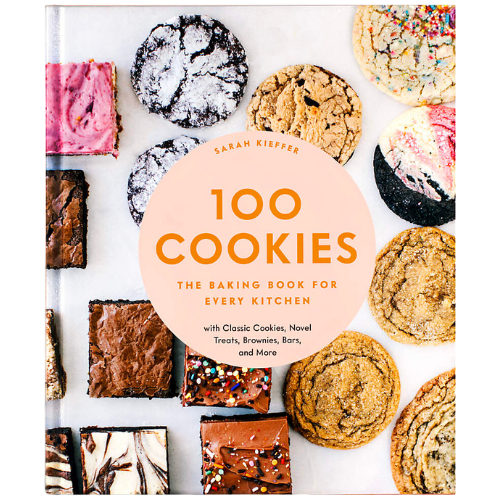 Crate & Barrel "100 Cookies: The Baking Book for Every Kitchen" Cookbook by Sarah Kieffer