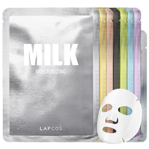 Amazon LAPCOS Daily Sheet Mask Variety Pack 7+1 (Version 1) Daily Face Masks - Hydrate, Clarify, Nourish, Exfoliate & Renew Skin, Korean Beauty Favorite (8 pack)