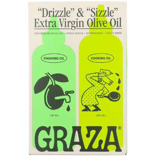 World Market Graza The Duo Drizzle and Sizzle Olive Oil Gift Set 2 Pack