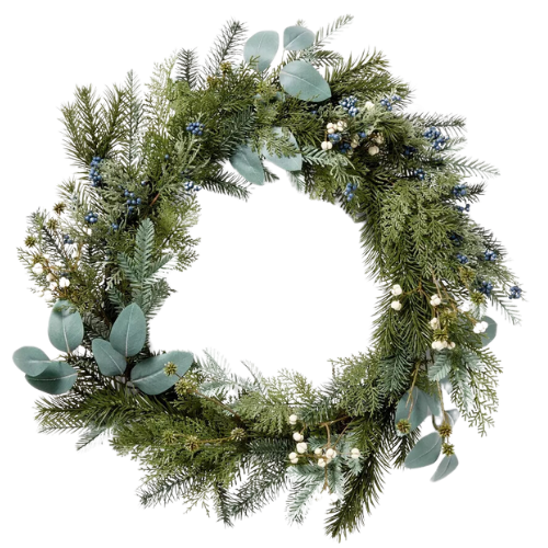 Mixed Green Holiday Artificial Wreath - Threshold™ designed with Studio McGee Target