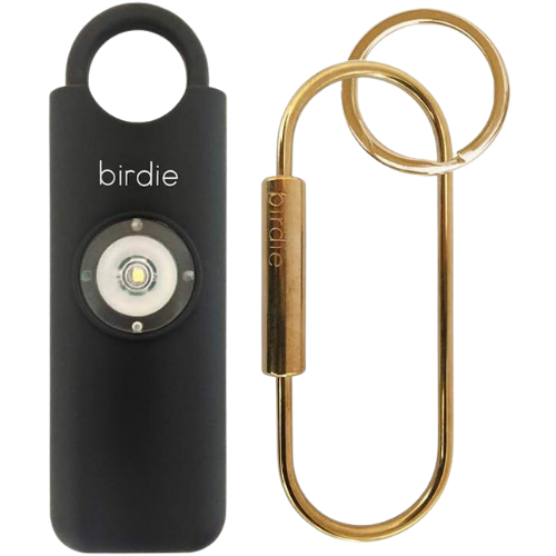 Amazon She’s Birdie–The Original Personal Safety Alarm for Women by Women–Loud Siren, Strobe Light and Key Chain in a Variety of Colors (Charcoal)