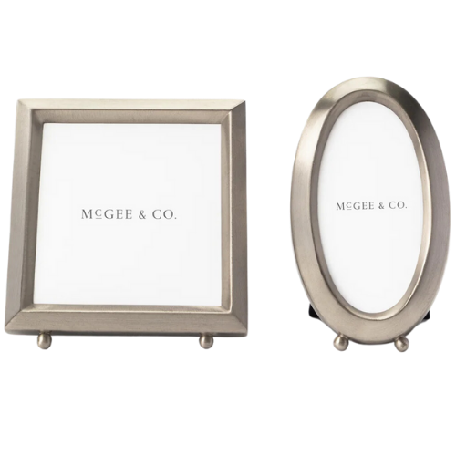 McGee & Co. Blanche Pewter Picture Frame