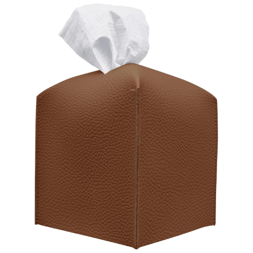 Leather Tissue Cover Box