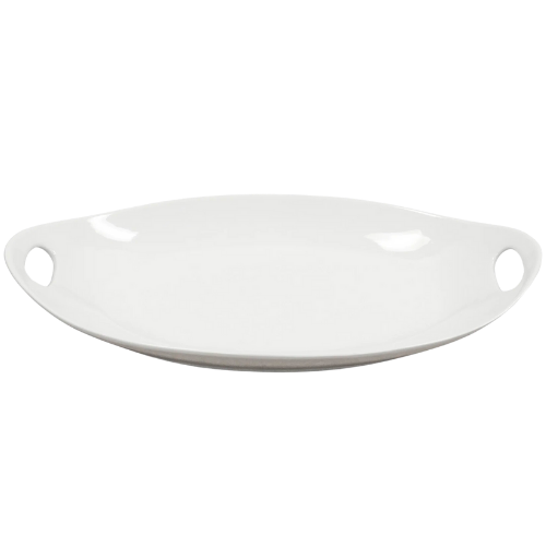 Walmart White Better Homes & Gardens White Porcelain Tray with Handles