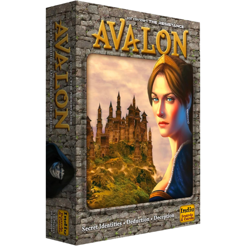 Amazon The Resistance: Avalon Card Game - Thrilling Social Deduction Board Game - Quick Strategy & Deception for 5-10 Players - Ages 13+ - 30 Minute Play Time - By Indie Boards & Cards