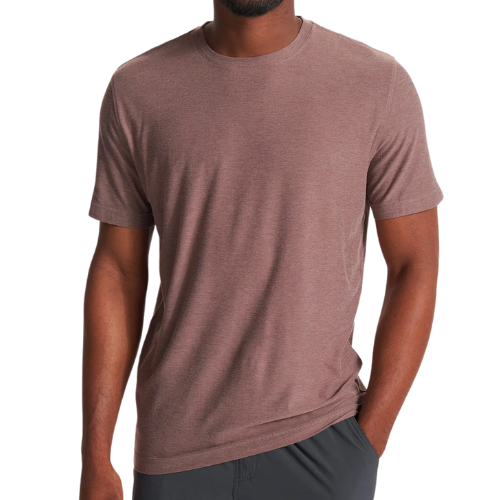 Vuori Brown Strato Tech Tee