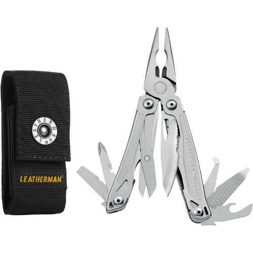 Amazon LEATHERMAN, Wingman Multitool with Spring-Action Pliers and Scissors, Stainless Steel with Nylon Sheath