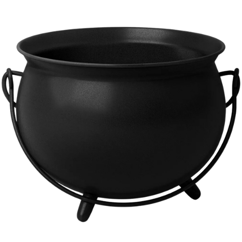 Target 11.25"x14.5" Metal Cauldron Decorative Box Black - Threshold™