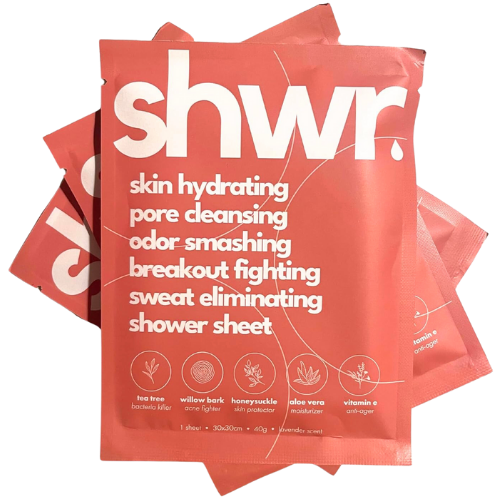 Amazon Shower Sheet Body Wipe, Individually Wrapped, Extra Large 12"x12", Pack of 15, for Gym Bag or Day Pack