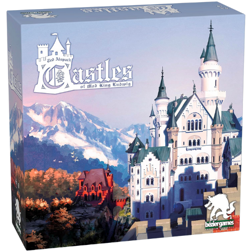 Amazon Castles of Mad King Ludwig 2nd Edition - Beautiful Award-Winning Family Strategy Board Game for Families, Adults, Kids - from The Creators of One Night Ultimate Werewolf - Build Neuschwanstein Castle