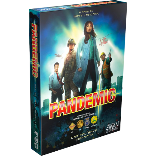 Amazon Pandemic Board Game (Base Game) - A Cooperative Battle to Save Humanity, Strategy Game for Kids and Adults, Ages 8+, 2-4 Players, 45 Minute Playtime, Made by Z-Man Games