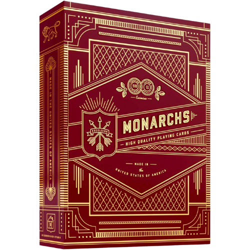 Amazon Monarch Playing Cards by theory11 Red Gold