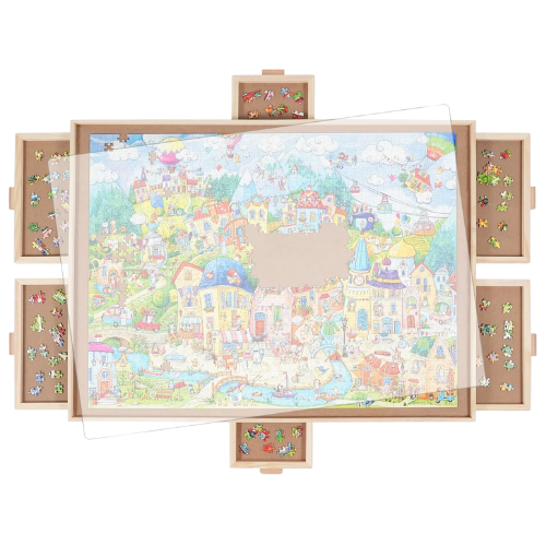 Lazy Suzan Puzzle Mat Board Cover Jigsaw