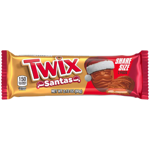 Target Twix Christmas Caramel Santa 2ToGo - 2.12oz