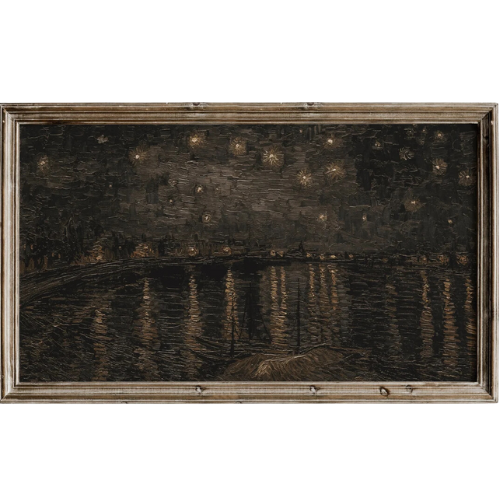 Starry Night Over the Rhone Frame TV Art