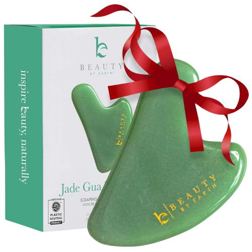 Beauty By Earth Jade Gua Sha Lymphatic Drainage Skincare