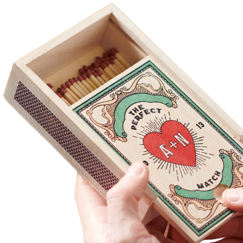 Etsy (US) Personalised Couples Large Matchbox