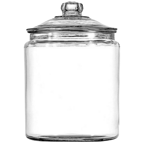 Walmart (US) Anchor Hocking Heritage Hill Glass Jar with Lid, 1/2 Gallon