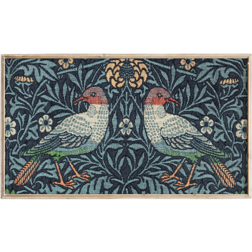 William Morris Strawberry Thief Birds Wallpaper Pattern Frame TV Art Tapestry