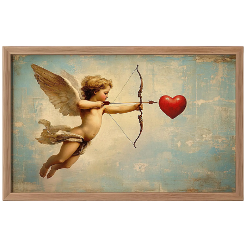 Cupid Arrow Heart Valentine's Day Frame TV Art