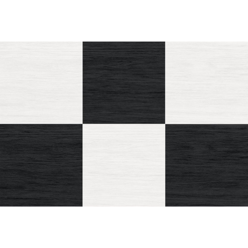 CLJ Floorpops Lawrence Black and White Floor Tiles Peel and Stick