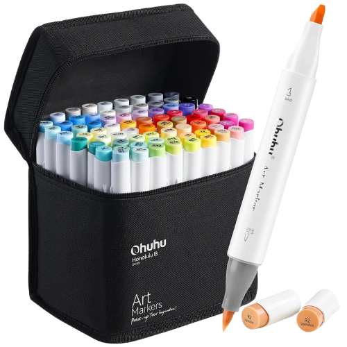 Ohuhu Dual Tip Marker Set