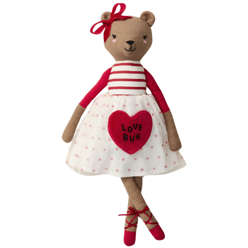 Pottery Barn Kids Valerie Valentine's Bear Designer Doll