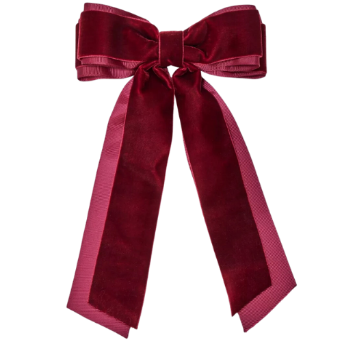 Target Girls' Velvet Double Bow - art class™ Burgundy