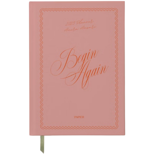 Papier Begin Again 2025 Journal Planner