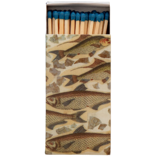 The Vintage Rug Shop Printed Match Box fish