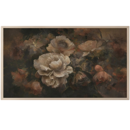 Moody Florals Roses Spring Frame TV Art Painting