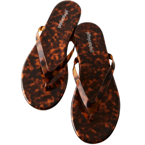 Free People Byron Bay Thong Sandals Tortoiseshell