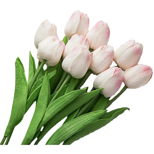 Walmart (US) Scheam 20Pcs Artificial Tulips PU Flower Bouquet faix