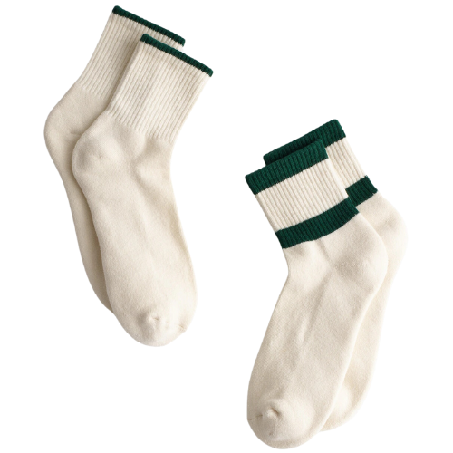 Madewell Two-Pack MWL Cloudlift Striped Ankle Socks