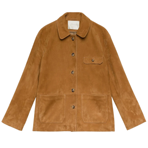 Nolan Suede Jacket - Wild Chicory | DÔEN