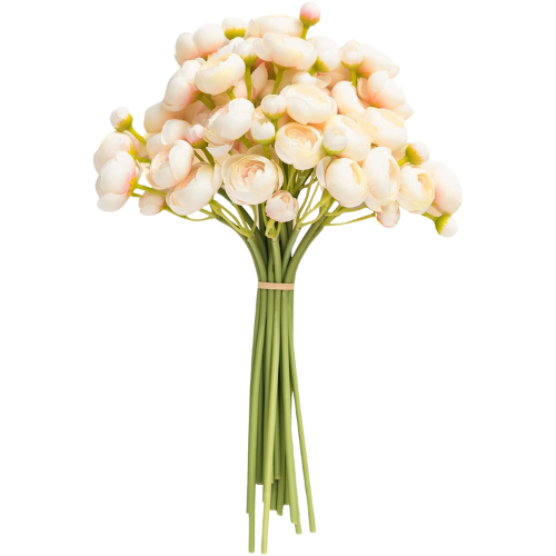 Ling's Moment Ranunculus Artificial Flower, Faux