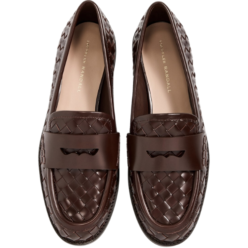 Loeffler Randall woven leather loafers