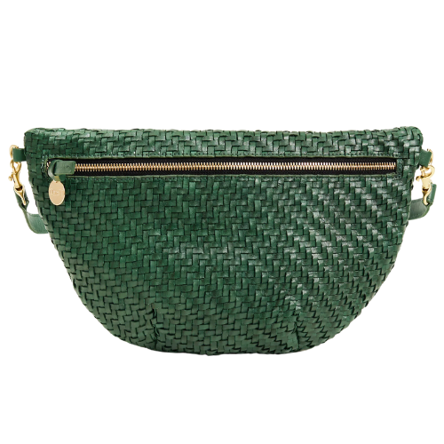 Clare V. Grande Fanny Green bag purse