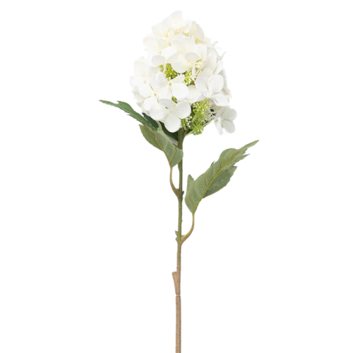 McGee & Co. (US) Faux Hydrangea Stem White