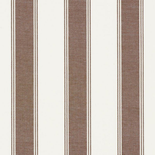 DecoratorsBest Schumacher Rafe Stripe Berber Brown Fabric